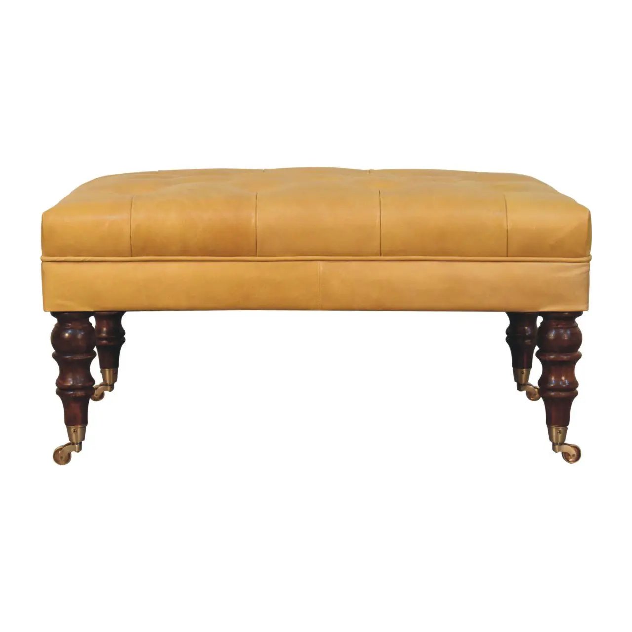 Buffalo - Ottoman With Castor Legs by Unique Piece Furniture