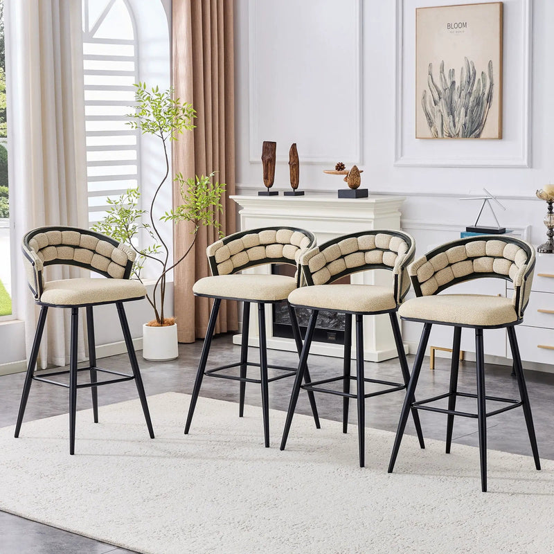 Bar Stools, Kitchen Island Counter Height Stools (Set of 2) by Unique Piece Furniture