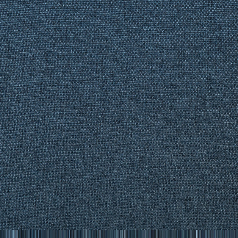 Elegant Navy Blue Fabric Club Chair with Nailhead Trim and Birch Wood Legs by HouseOfZazla