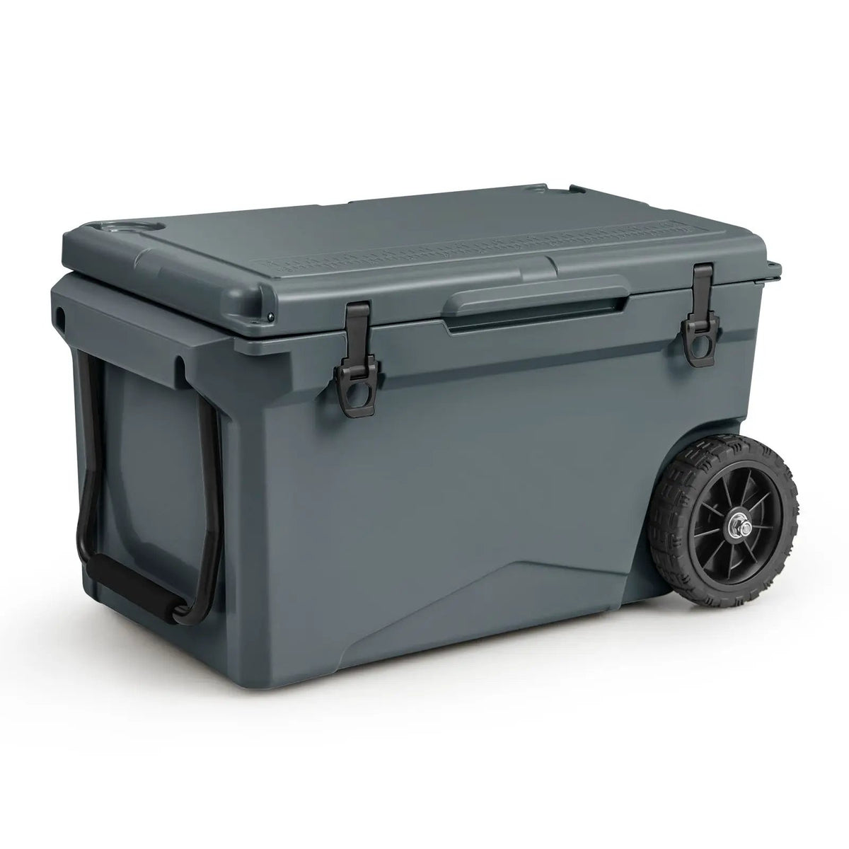 75 Quart Portable Cooler Rotomolded Ice Chest with Handles and Wheels by DirectDeals