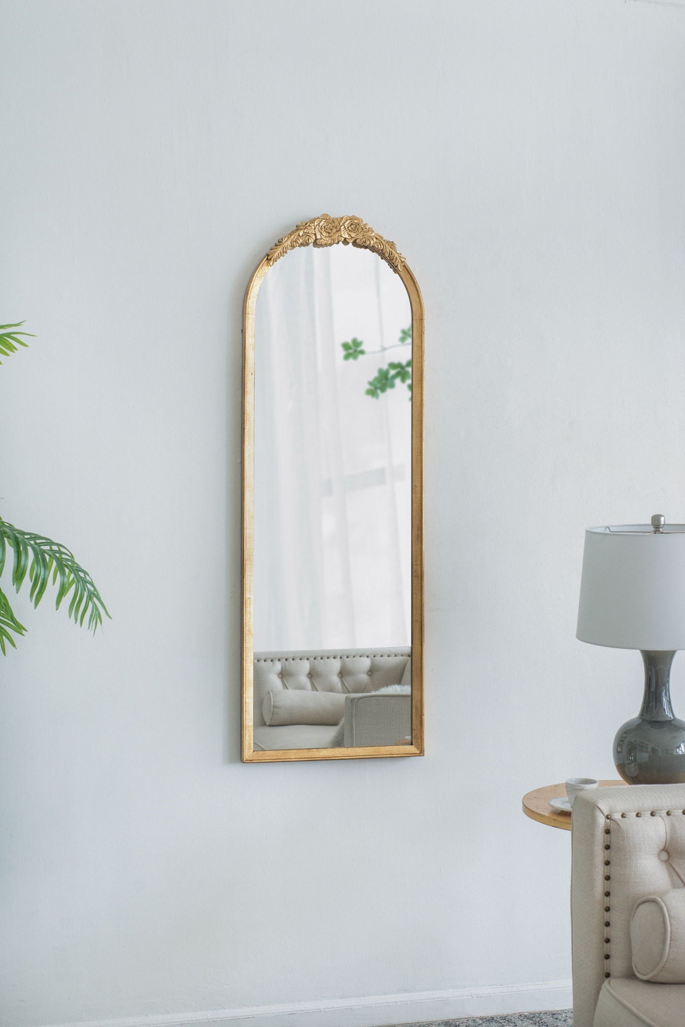 Wood Floor Mirror, Full Body Mirror Dressing Make Up Mirror For Bathroom by HouseOfZazla