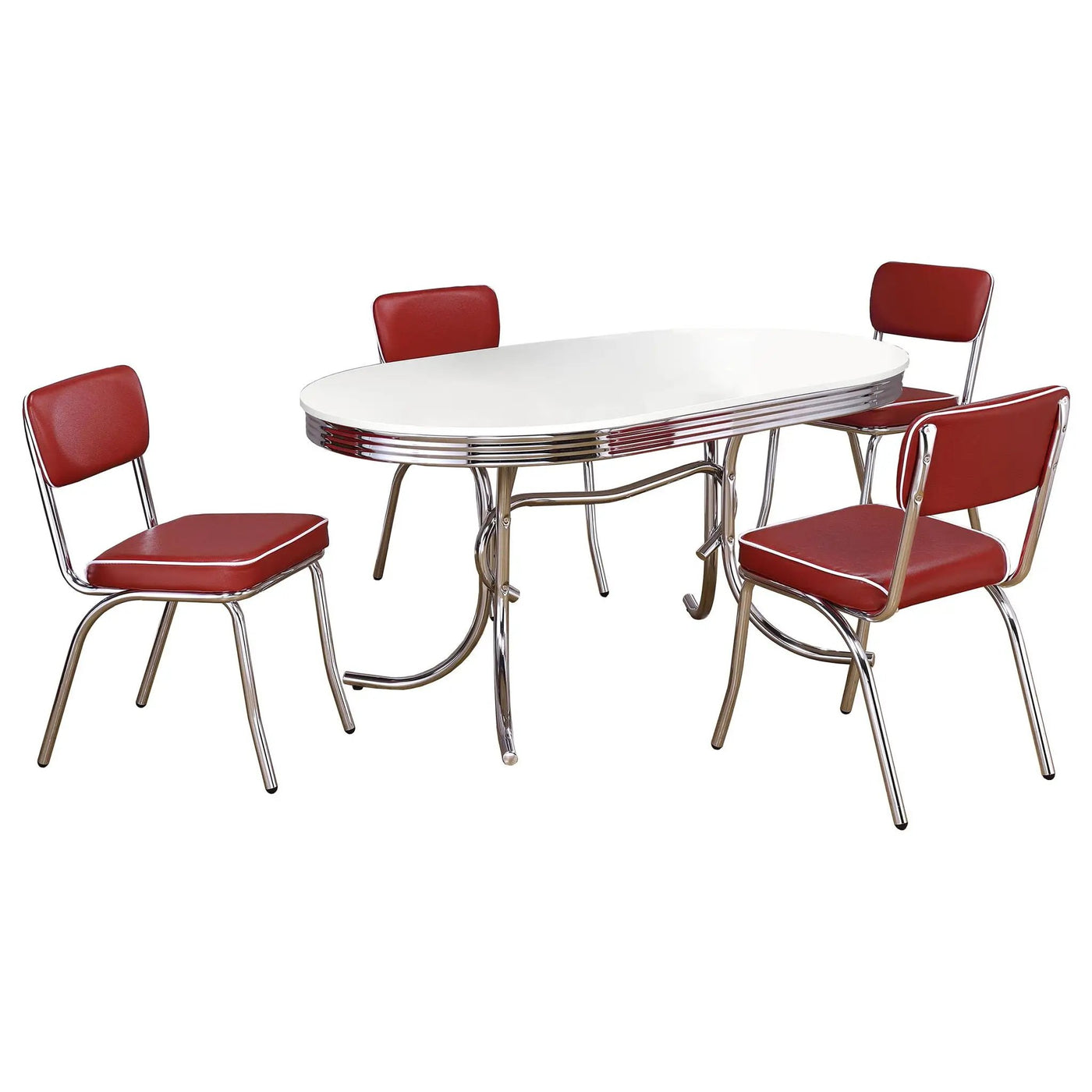 Midge - Oval Dining Table Set by HouseOfZazla