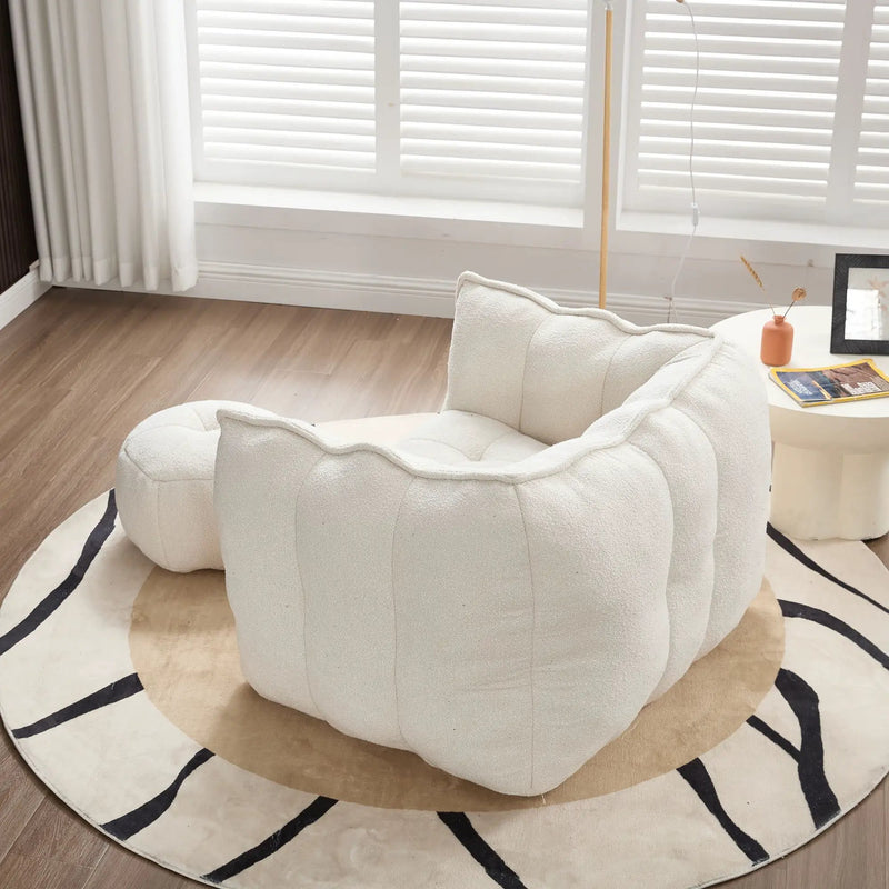 Soft Bean Bag Chair With High Resilient Foam by HouseOfZazla