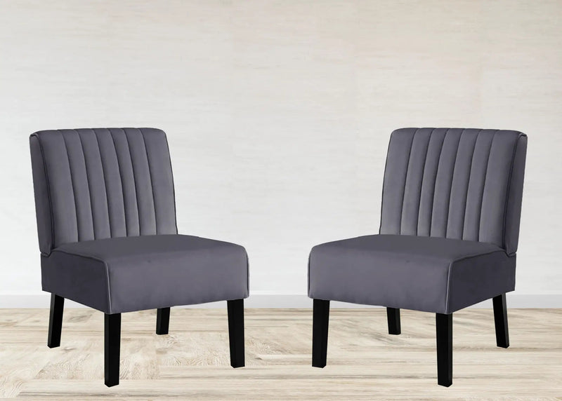 Reese - Mid-Century Modern Accent Chairs With Minimalist Design (Set of 2) by HouseOfZazla