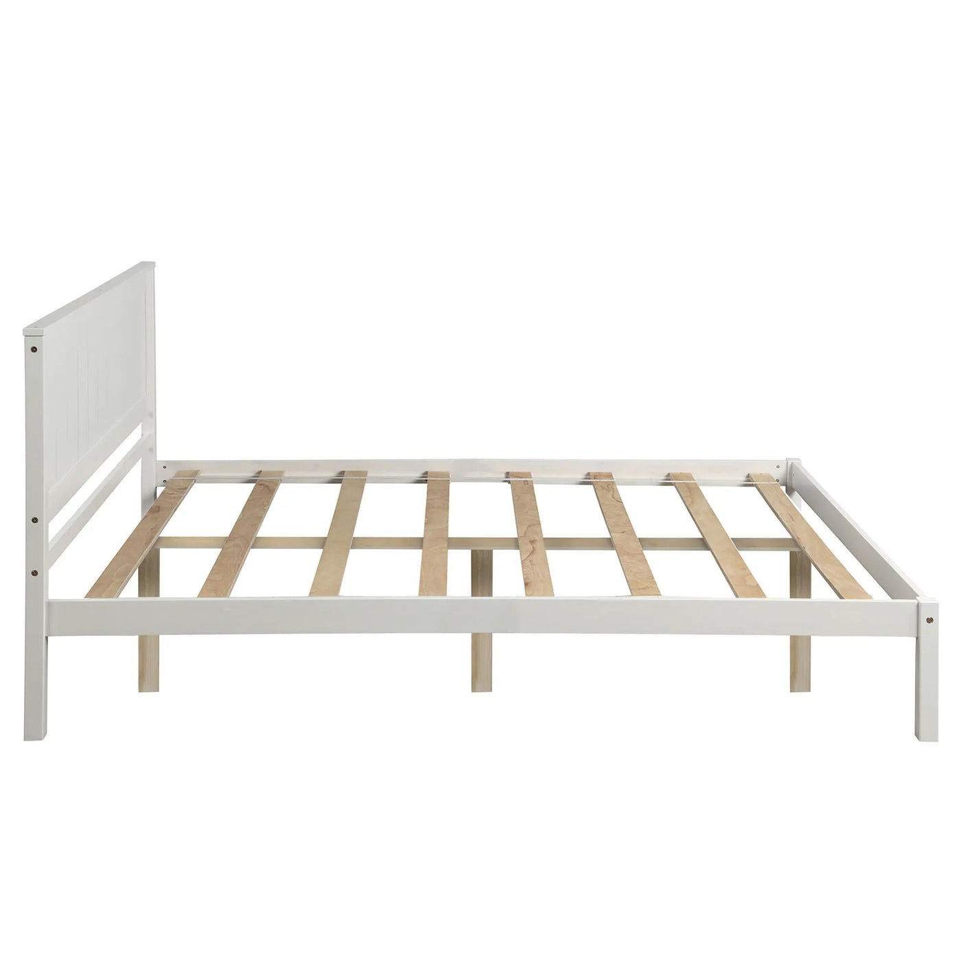Platform Bed Frame With Headboard by HouseOfZazla