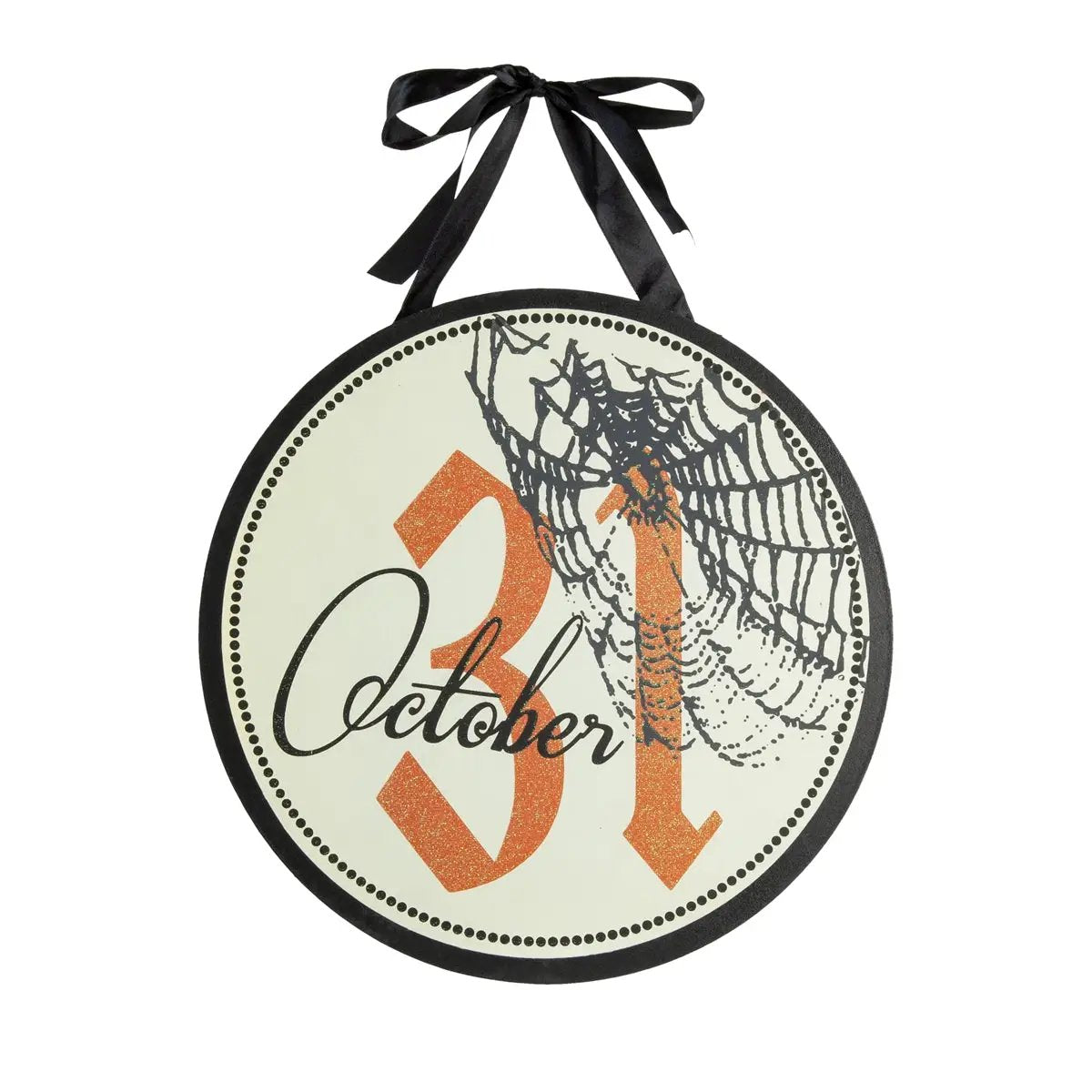 Set of 2, 12x12" Halloween Circle Sign by HouseOfZazla