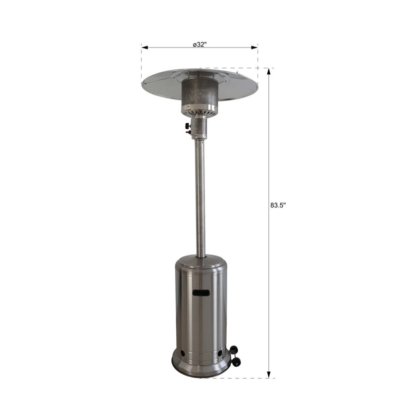 46, 000 Btu Standing Patio Heater by HouseOfZazla