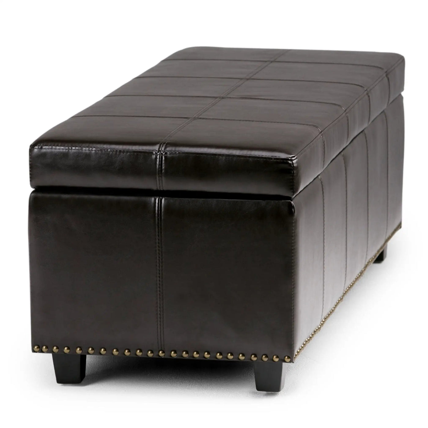 Kingsley - Upholstered Large Storage Ottoman by HouseOfZazla
