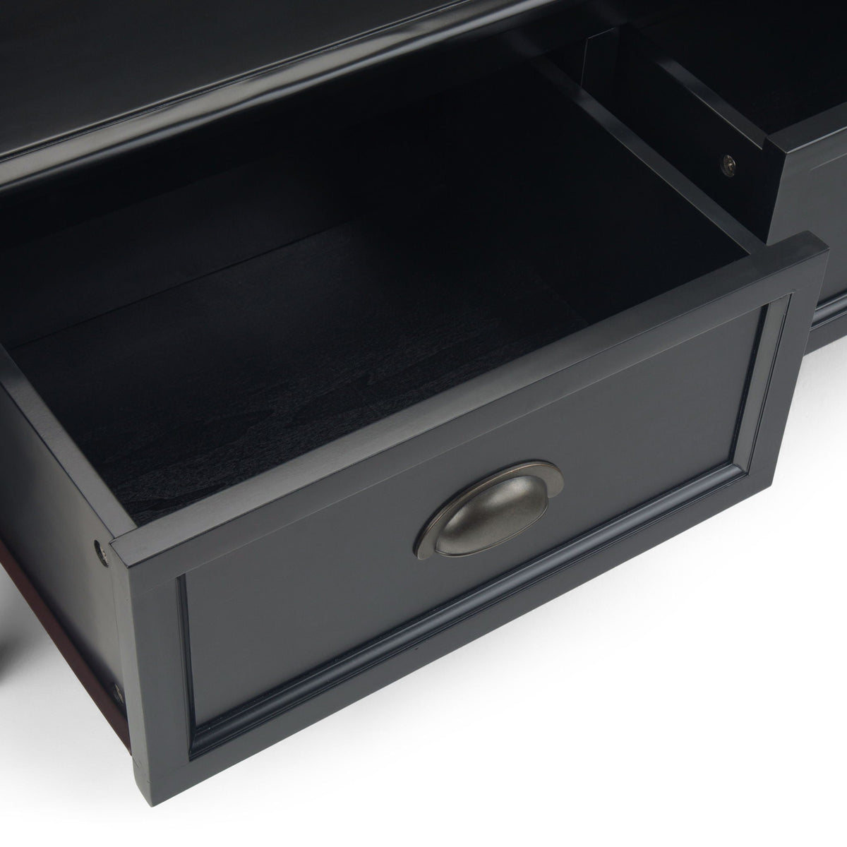 Entryway Storage Bench with Drawers - Solid Wood, Black or Dark Brown, photo 11 of 19