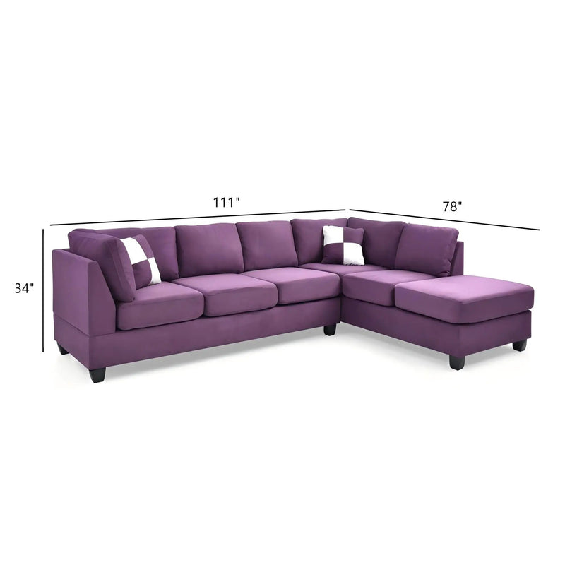 Malone - Comfort Sectional by Unique Piece Furniture