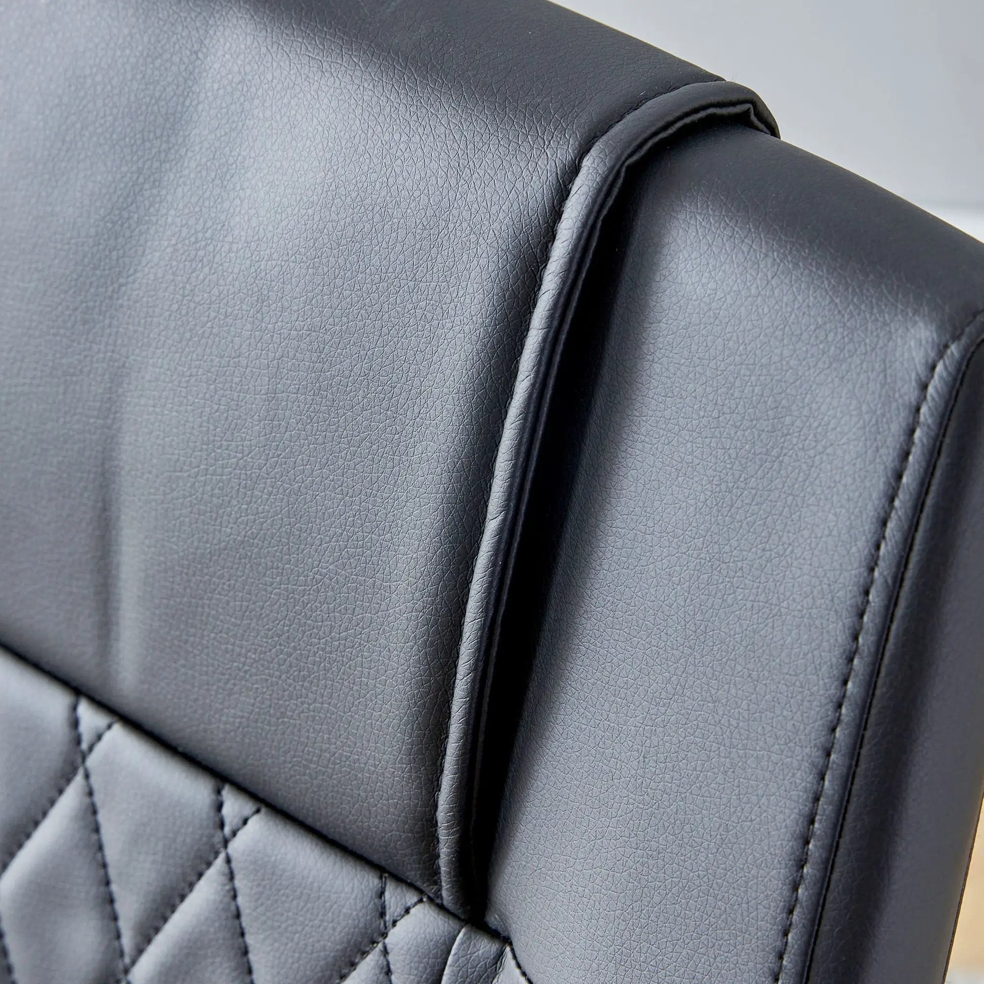 Modern Dining Chairs With Padded Seat, Metal Legs by HouseOfZazla