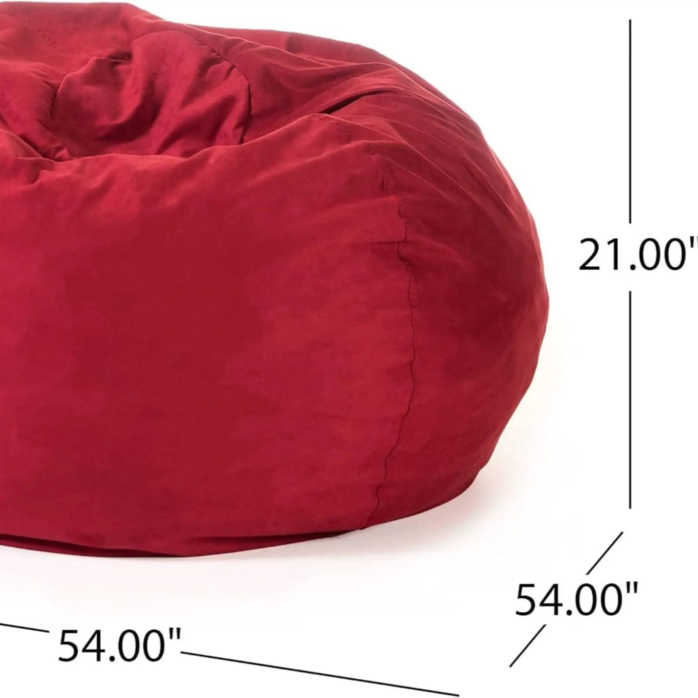 Comfortable High Density Shredded Foam Bean Bag Chair With Removable Cover by HouseOfZazla