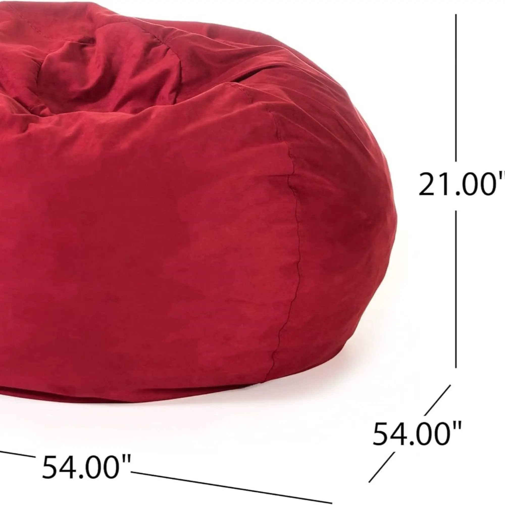 Comfortable High Density Shredded Foam Bean Bag Chair With Removable Cover by Unique Piece Furniture