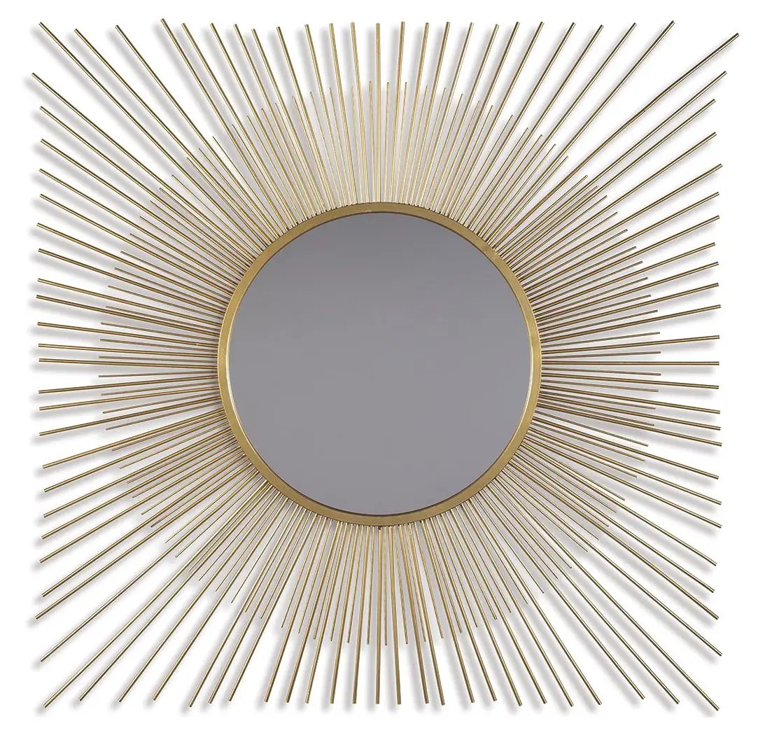 Elspeth - Accent Mirror - Gold Finish by Unique Piece Furniture