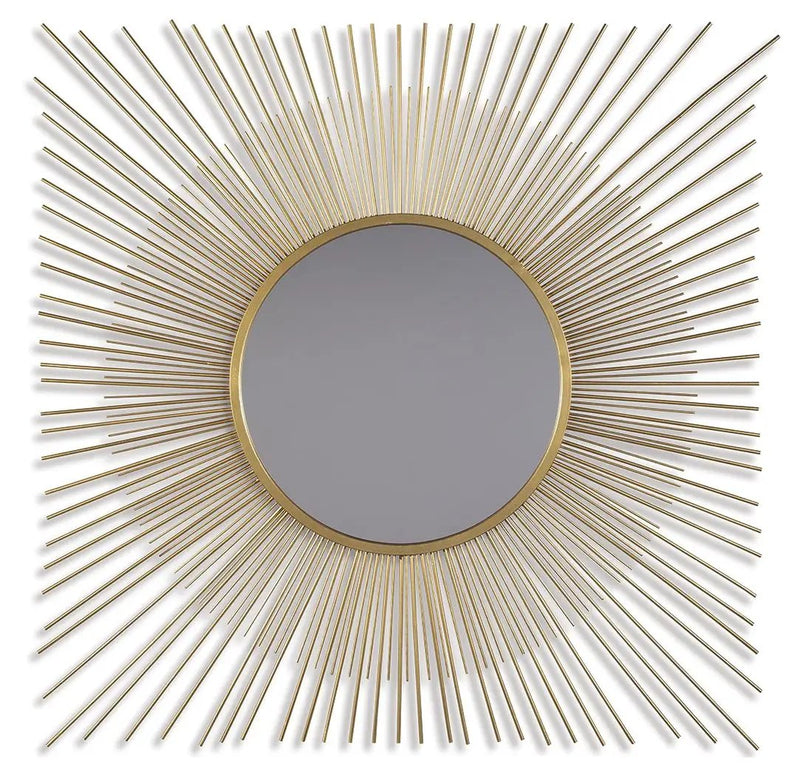 Elspeth - Accent Mirror - Gold Finish by Unique Piece Furniture