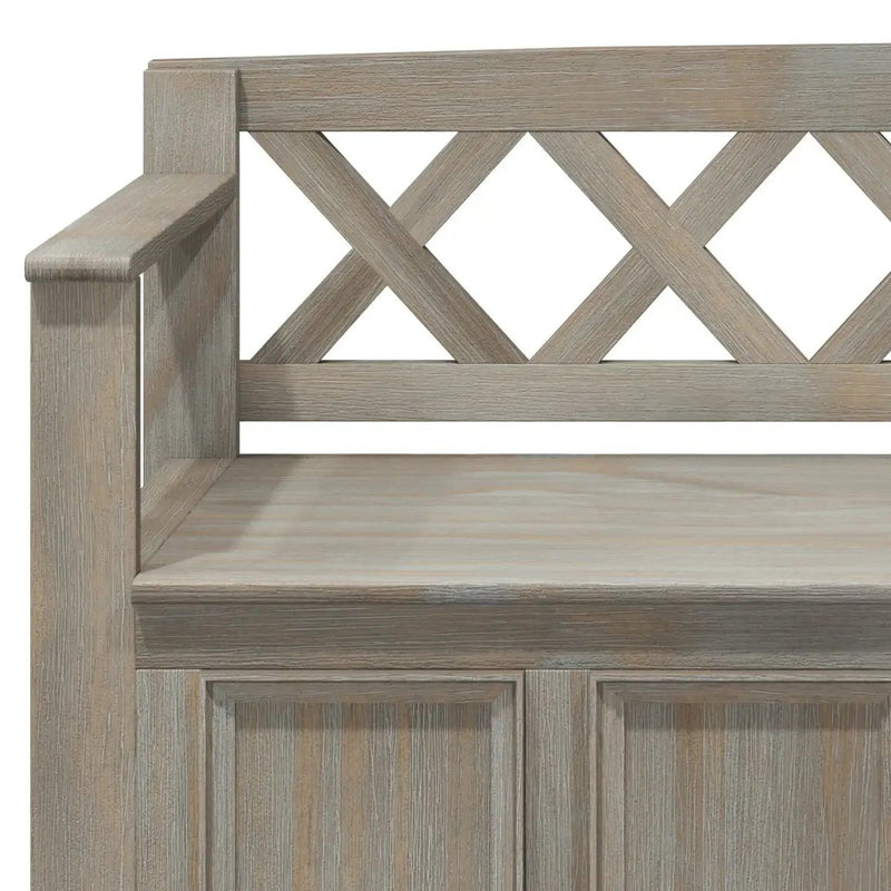 Amherst - Handcrafted Entryway Storage Bench by HouseOfZazla