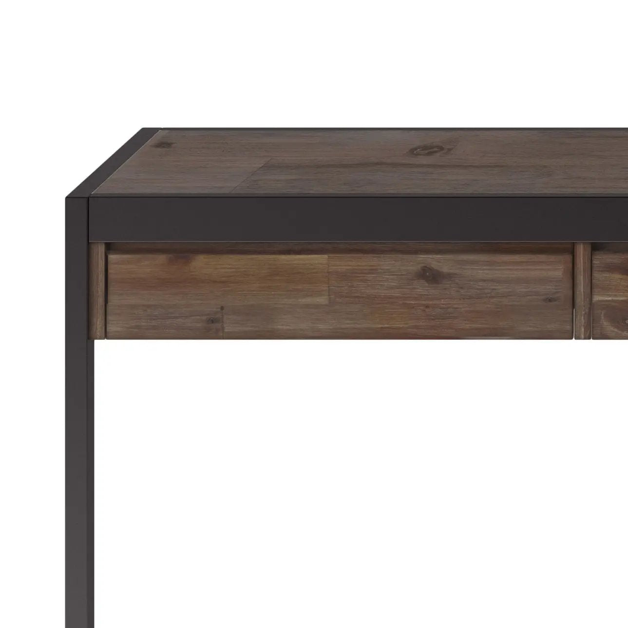 Erina - Large Desk - Rustic Natural Aged Brown by HouseOfZazla