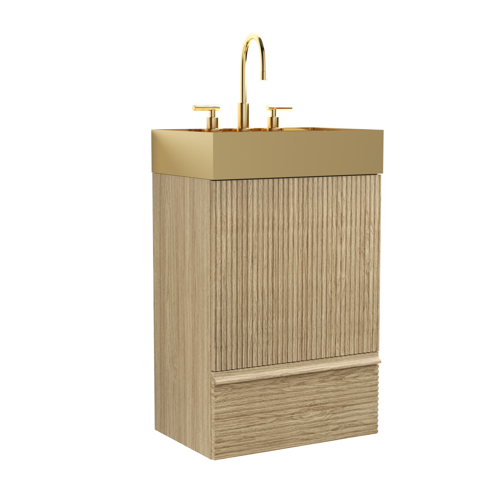 Gada 20" Striped Light Bathroom Vanity by HouseOfZazla