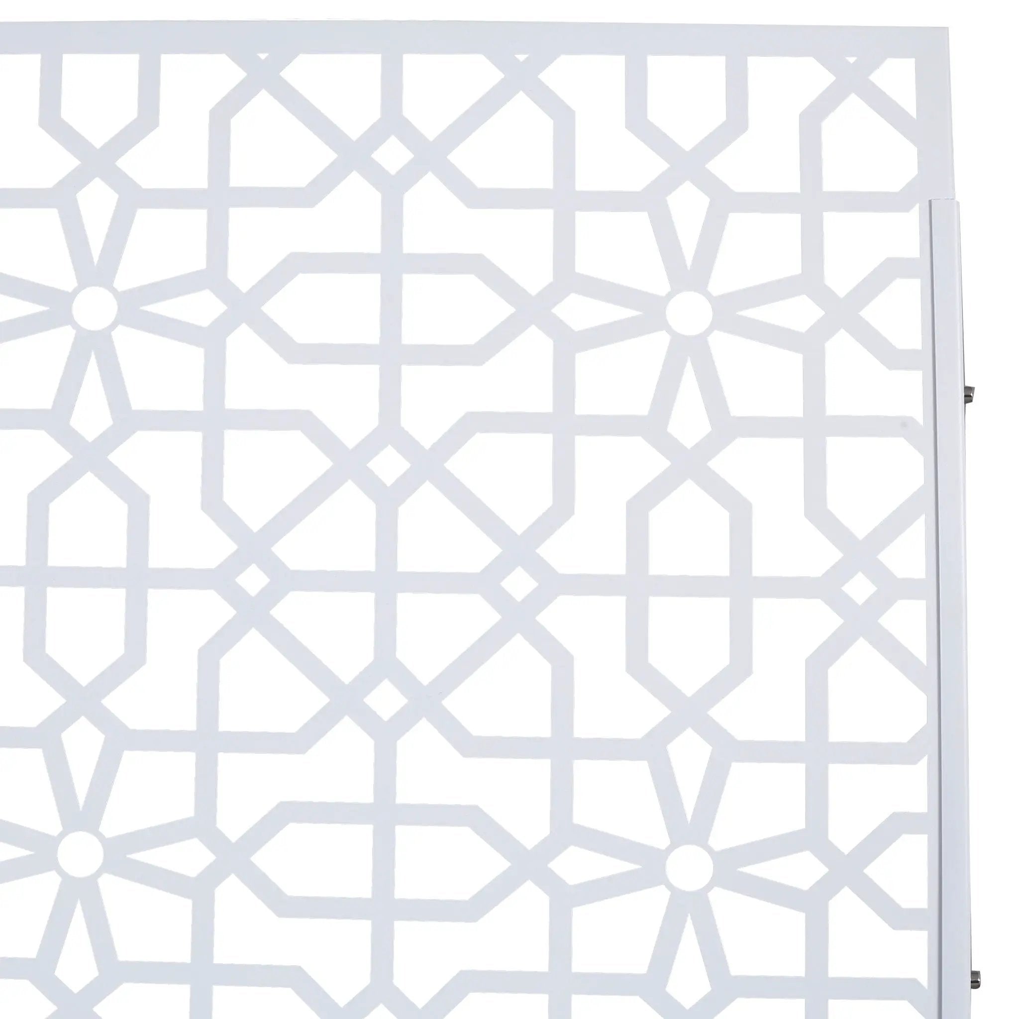 Outdoor & Indoor Metal Freestanding Decorative Privacy Screen by Unique Piece Furniture