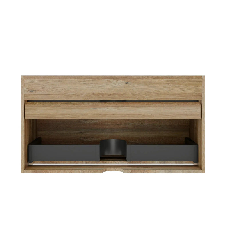 Grace 36" Rough Oak Bathroom Vanity by HouseOfZazla
