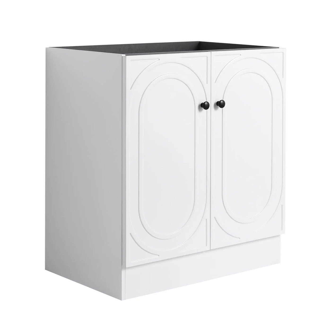 Modern Freestanding Bathroom Vanity With Soft Close Cabinet Doors by HouseOfZazla