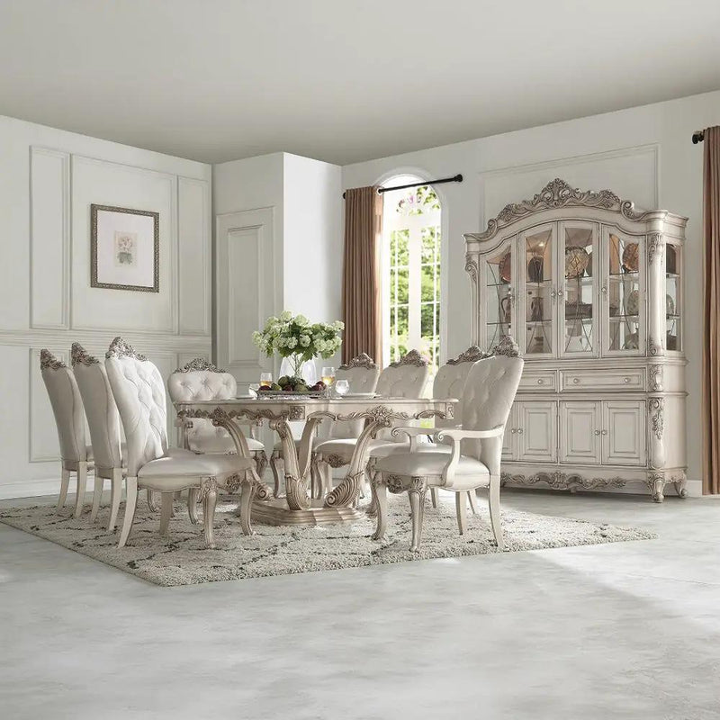 Gorsedd - Dining Table - Golden Ivory by Unique Piece Furniture