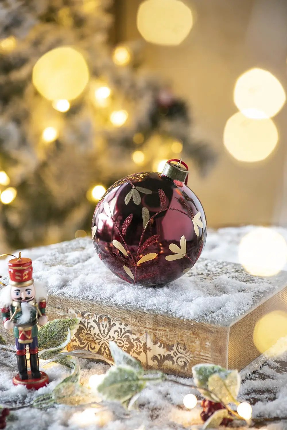 Christmas Ball Glass Decorative Hanging Ball Christmas Tree Ornaments, For Holiday Party Decorations by HouseOfZazla