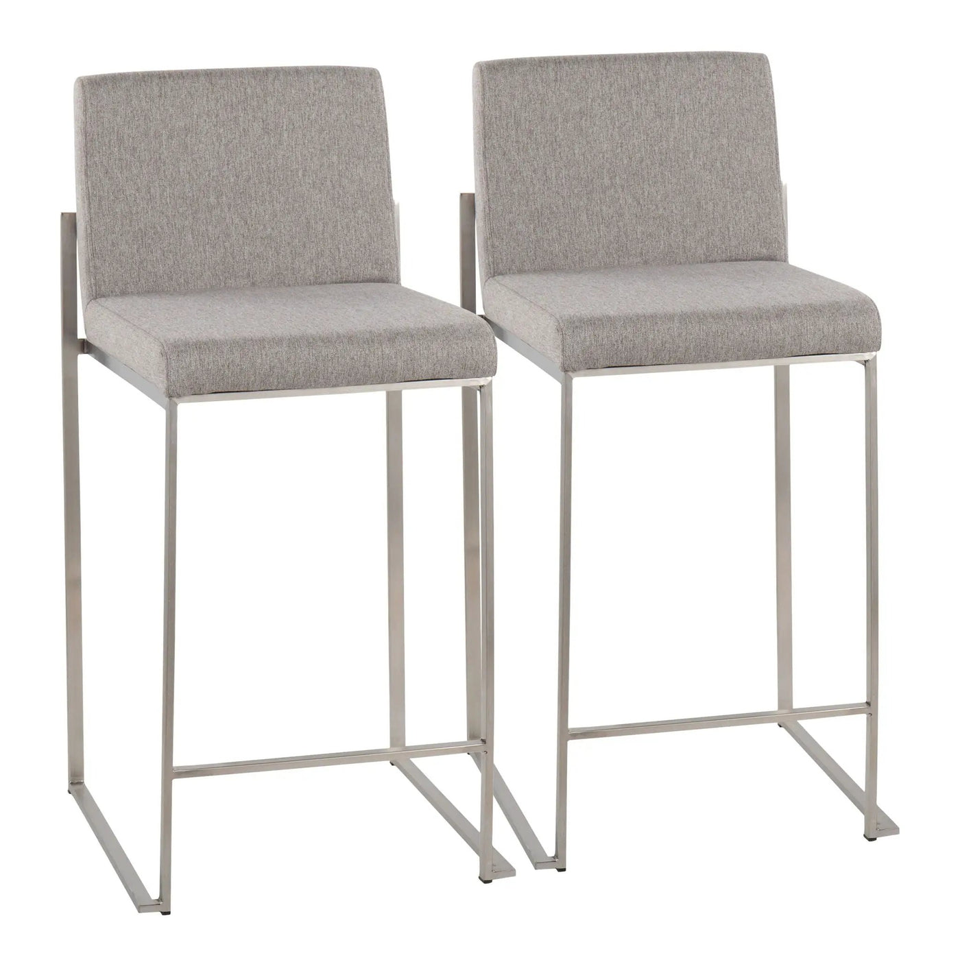 Fuji - Contemporary High Back Counter Stool, Functional Design by HouseOfZazla