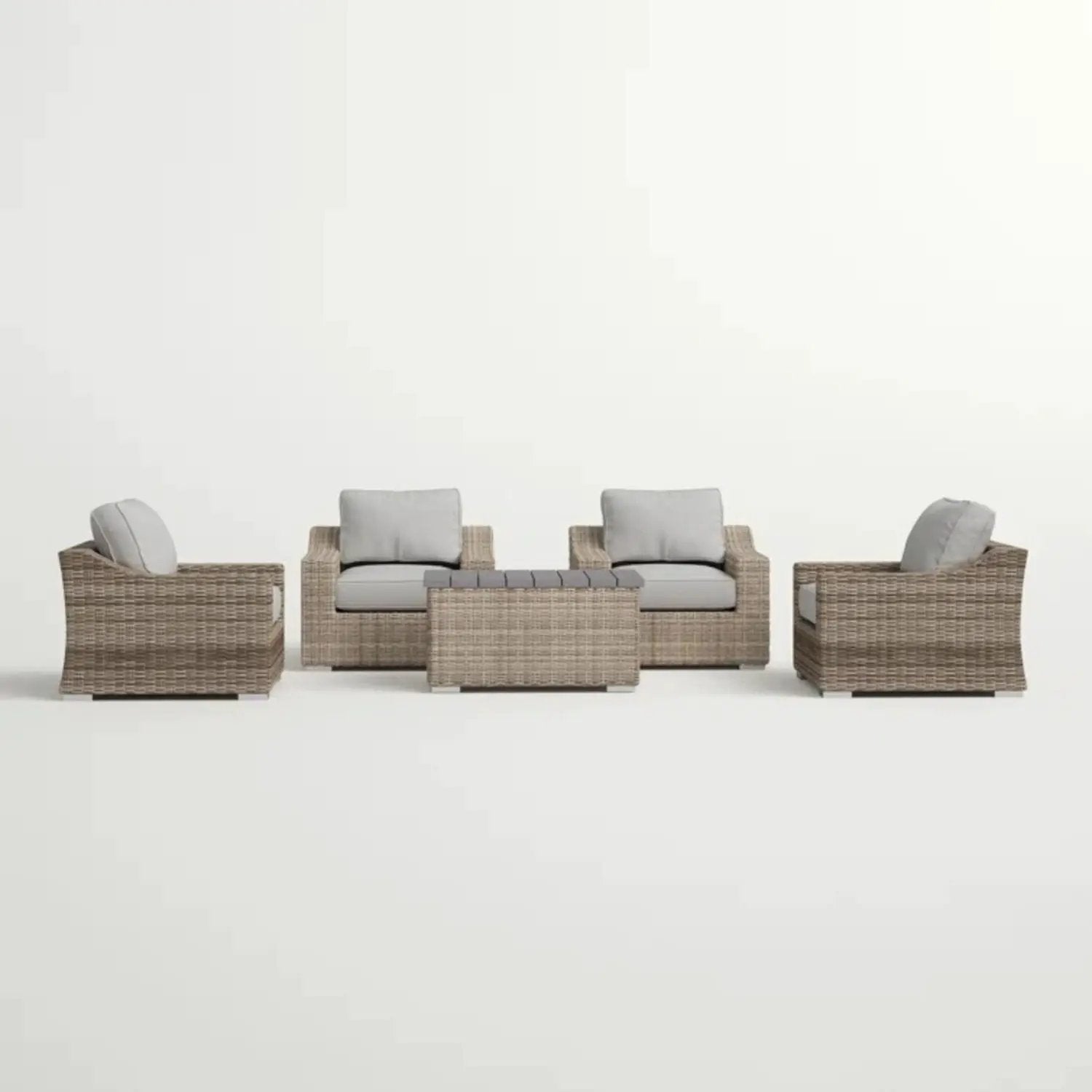 Stylish Sofa Seating Group With Cushions Perfect For Outdoor Gatherings by Unique Piece Furniture