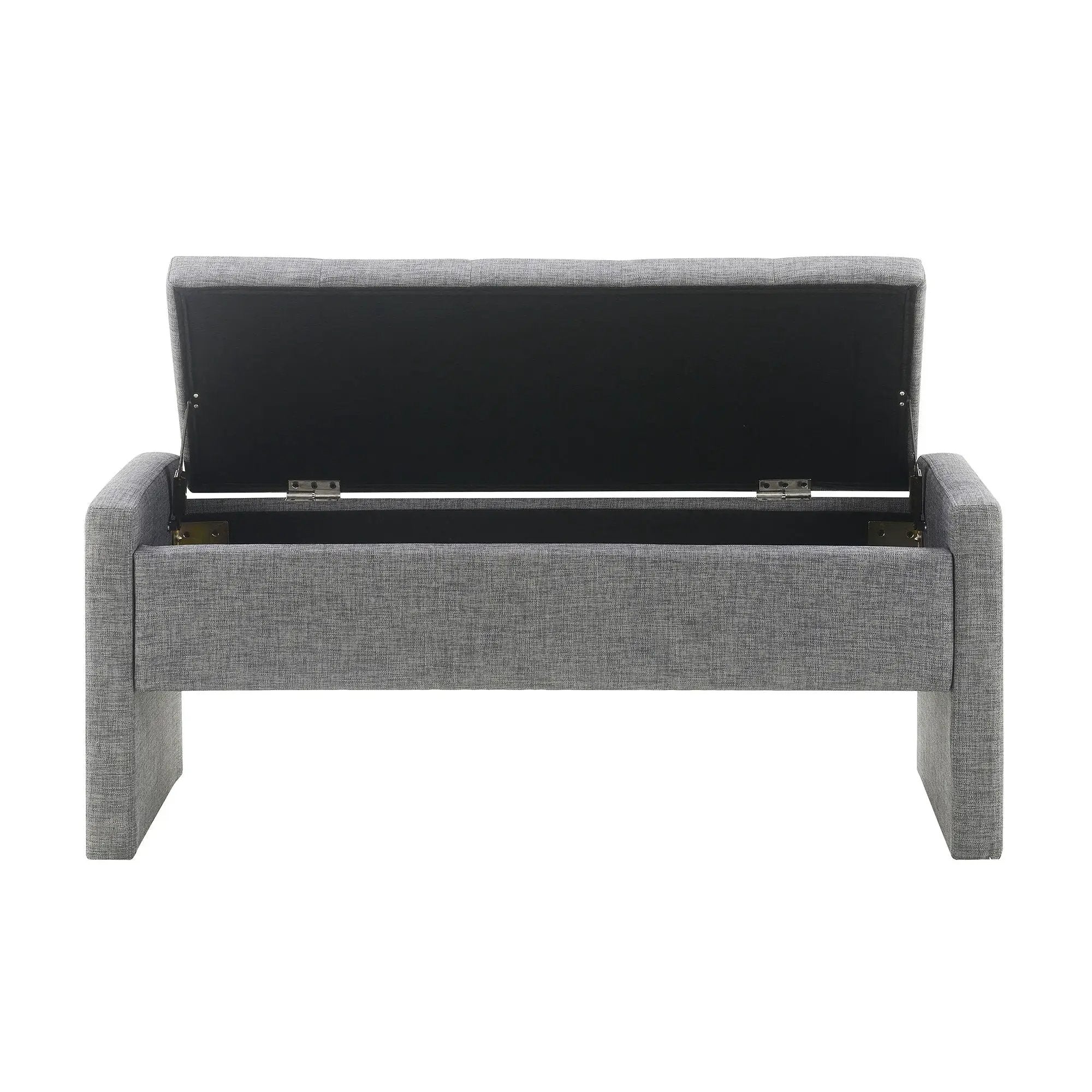 Modern Upholstered Large Bed End Bench With Storage by Unique Piece Furniture