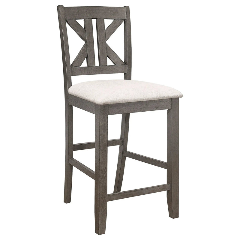 Counter Height Stool (Set of 2) - Gray by HouseOfZazla