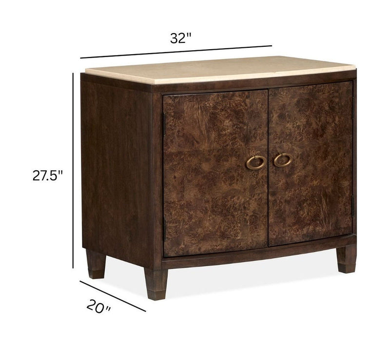 Rowan - Door Nightstand - Espresso, photo 5 of 7