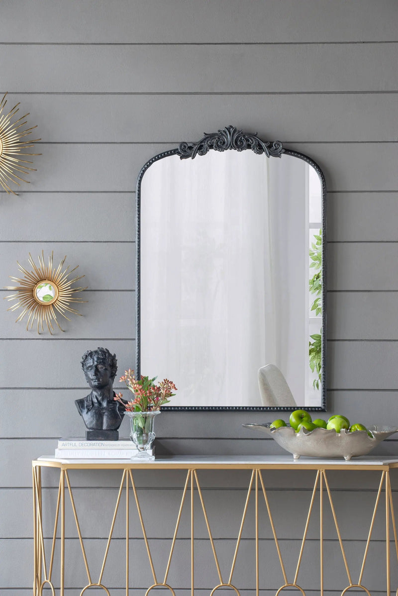 The Baroque Ébonisé™ Grand Wall Mirror by HouseOfZazla