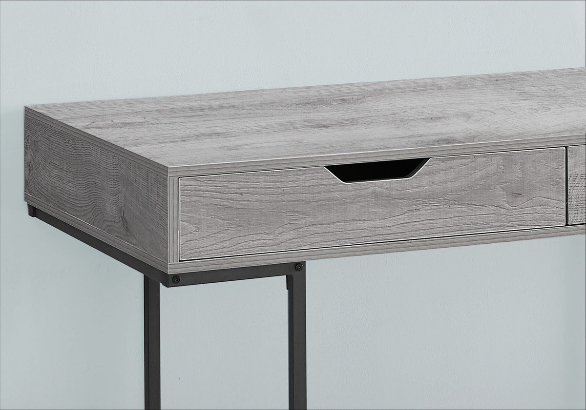 Contemporary Computer Desk with Storage Drawers - Stone-Look Finish, photo 15 of 24