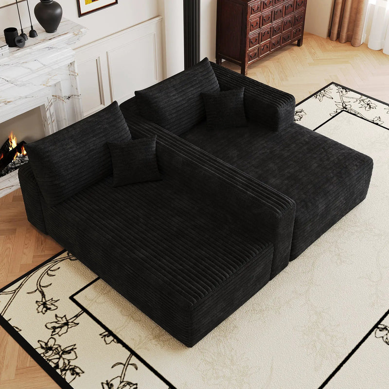 Modern Minimalist Cloud Sectional Sofa by HouseOfZazla