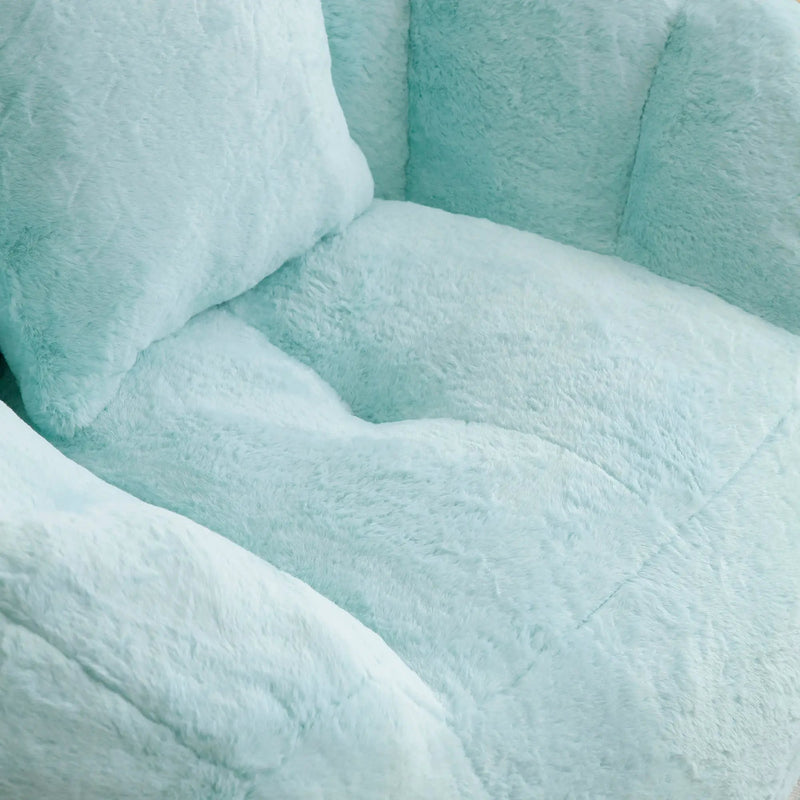 Giant Bean Bag Chair with Footstool by HouseOfZazla