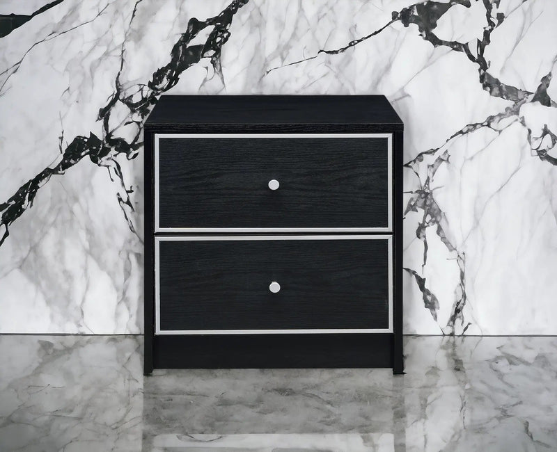 Modern Black Nightstand Table by HouseOfZazla