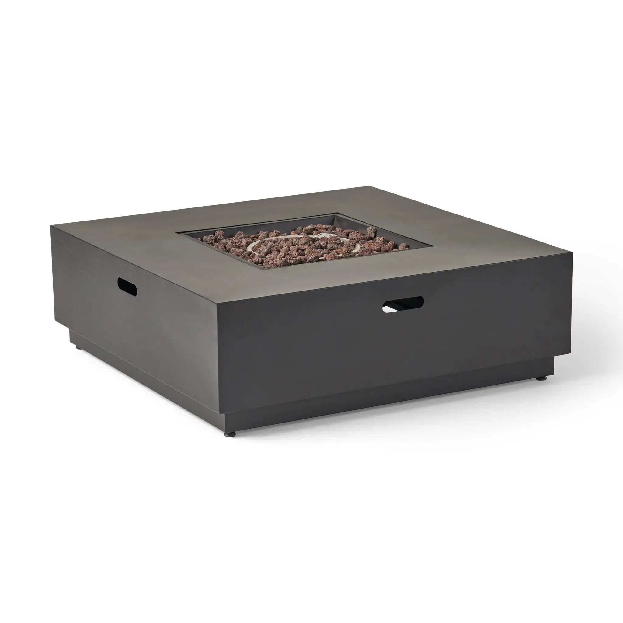39'' Square Iron Fire Pit - 50,000 BTU by HouseOfZazla