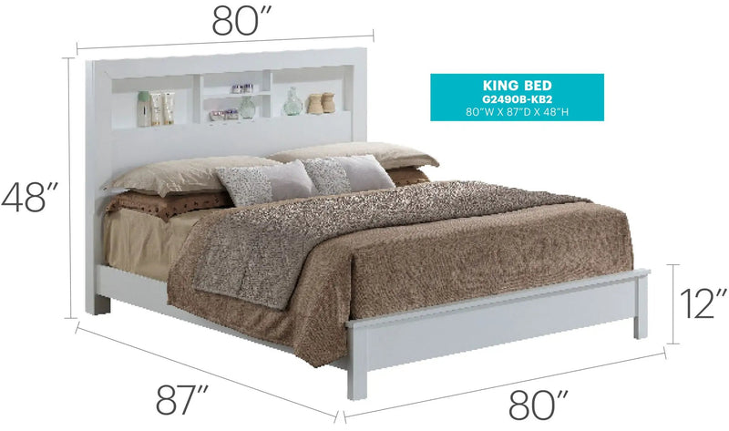 Bed With Transitional Design Stylish by Unique Piece Furniture