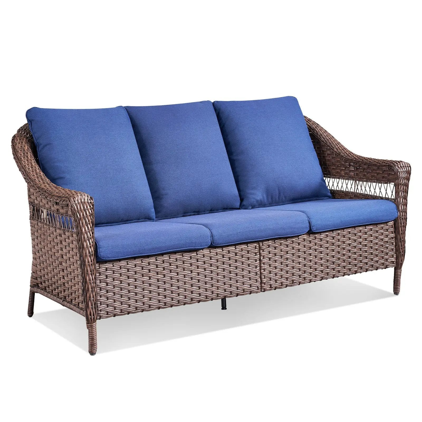 67.3" Outdoor Wicker Patio Sofa by HouseOfZazla