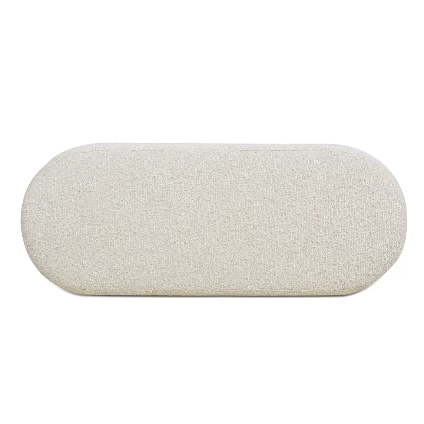 Fuji - Upholstered Oval Storage Bench by HouseOfZazla