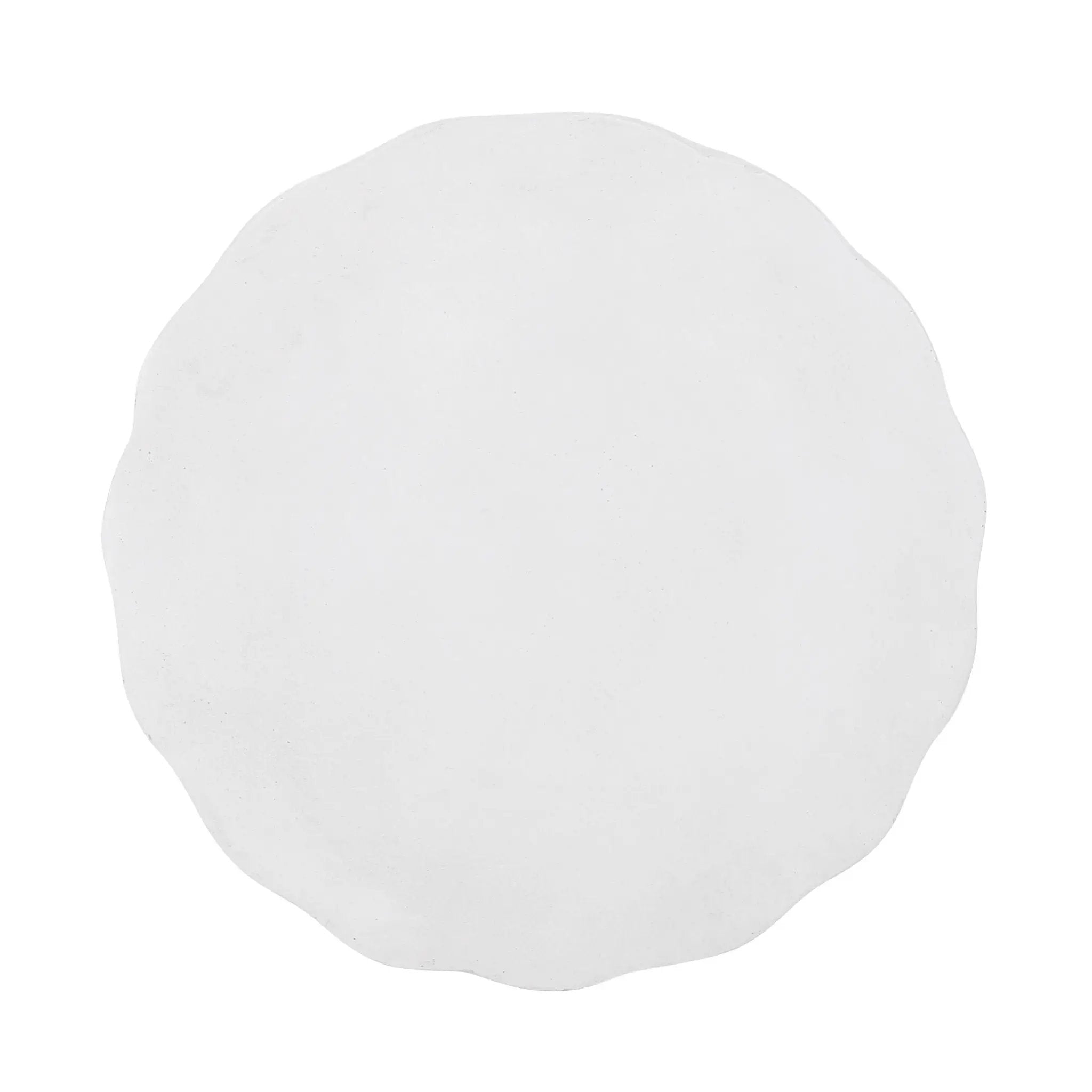 Outdoor Lightweight Concrete Side Table - Antique White by HouseOfZazla