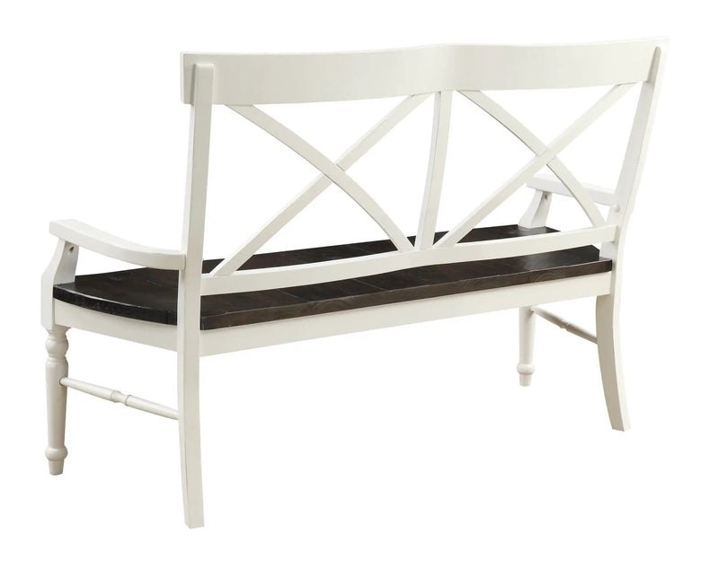 Mountina - Bench - Brown / White by Unique Piece Furniture