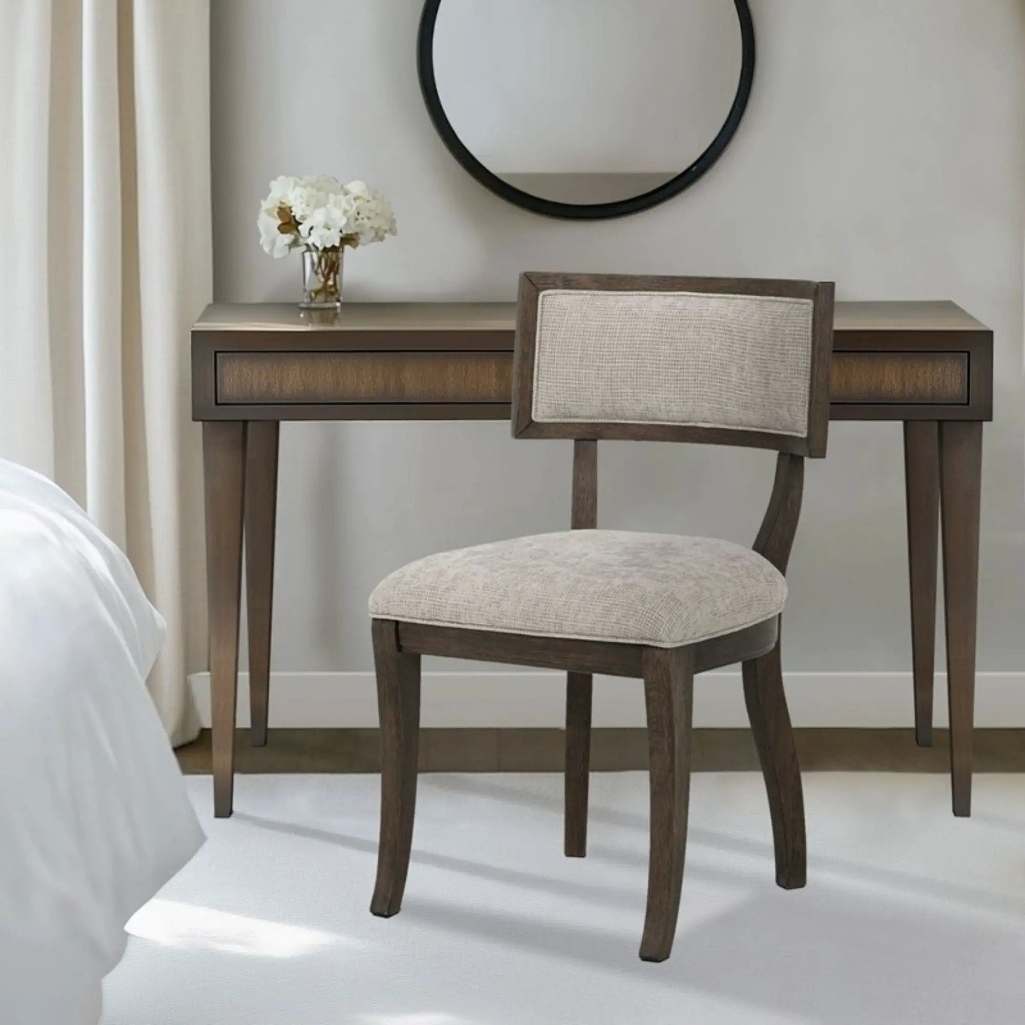 Marie - Upholstered Dining Chair (Set of 2) - Beige by HouseOfZazla