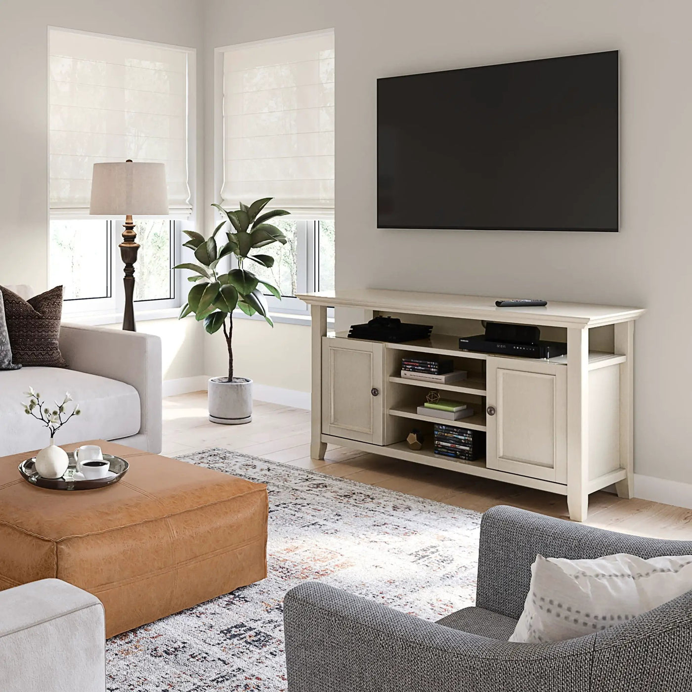 Amherst - TV Media Stand, Handcrafted by HouseOfZazla