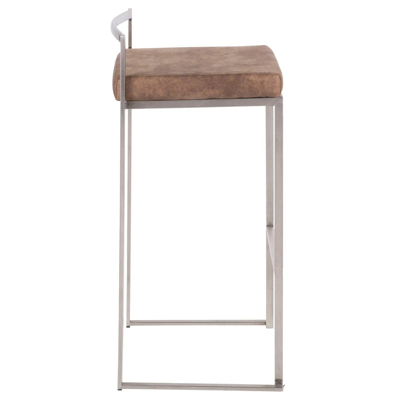 Fuji - Contemporary And Elegant Design Stackable Barstool by Unique Piece Furniture