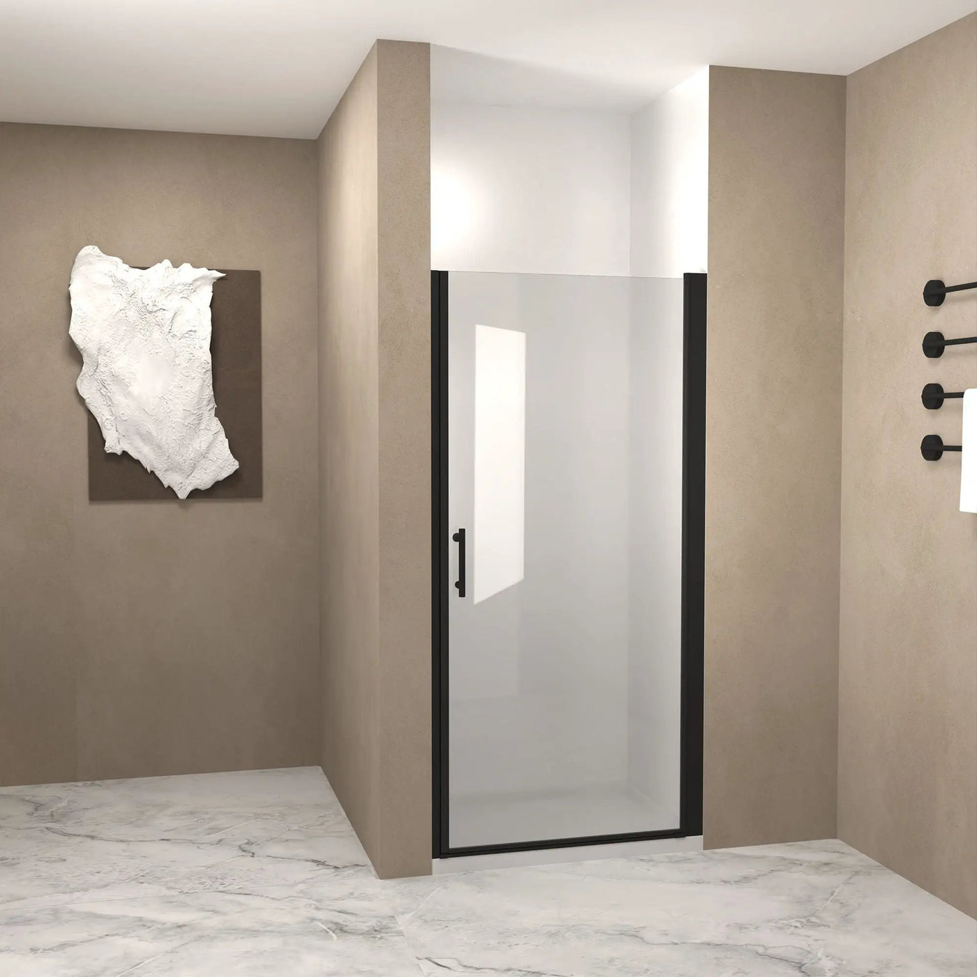 Shower Door With Glass And Explosion Proof Safety Film by HouseOfZazla
