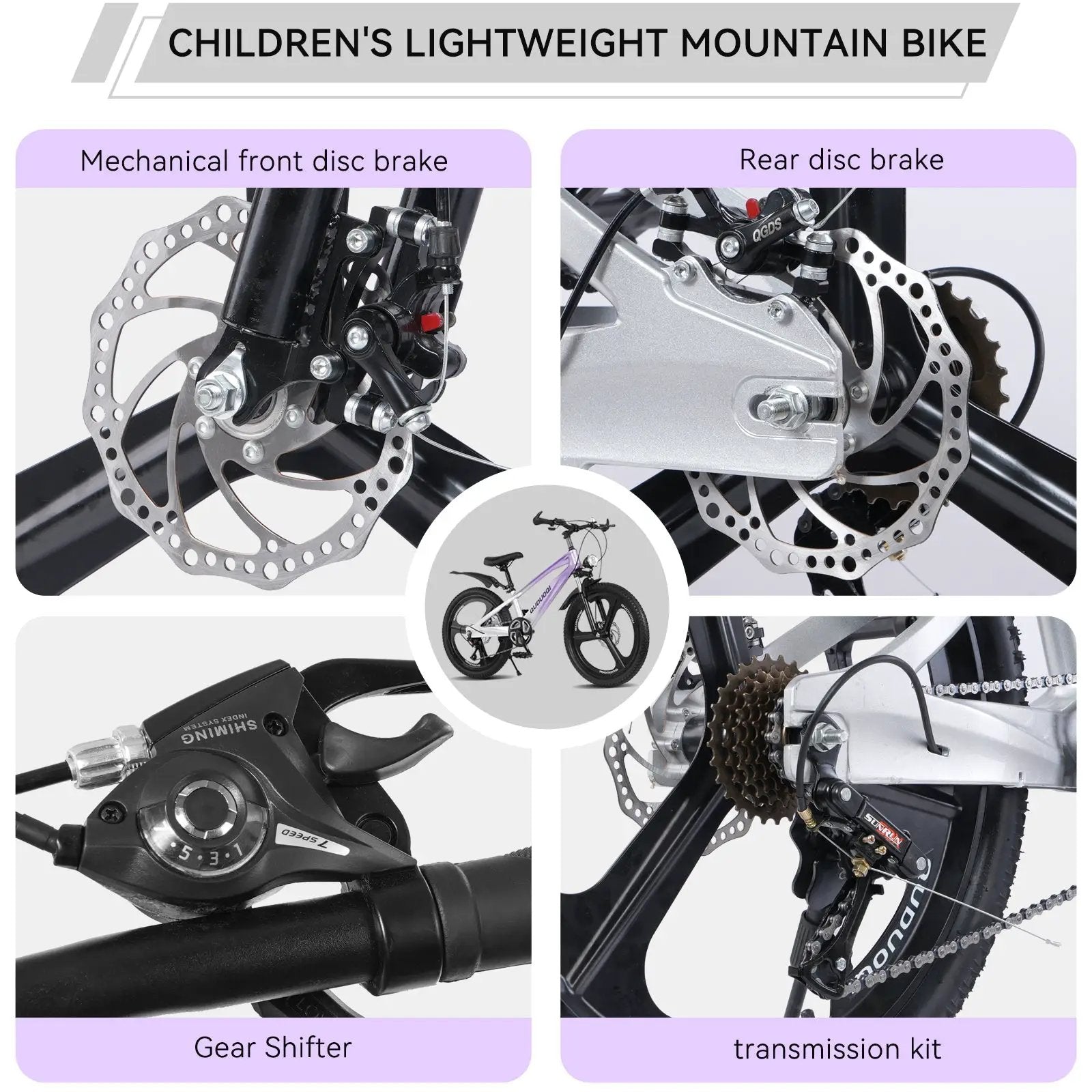 FKZNPJ 20 Inch Kids Mountain Bike by HouseOfZazla