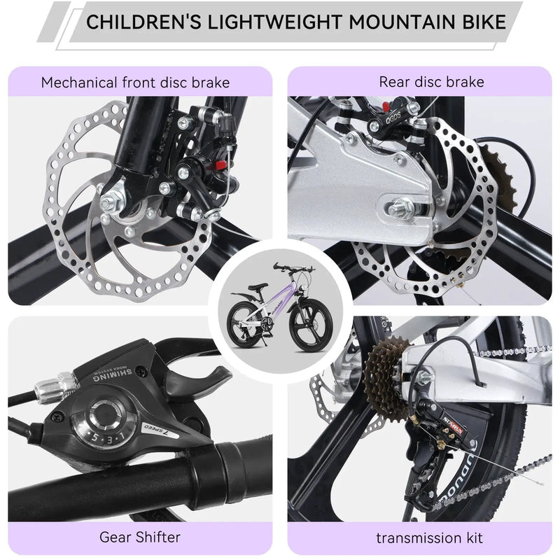 FKZNPJ 20 Inch Kids Mountain Bike by HouseOfZazla