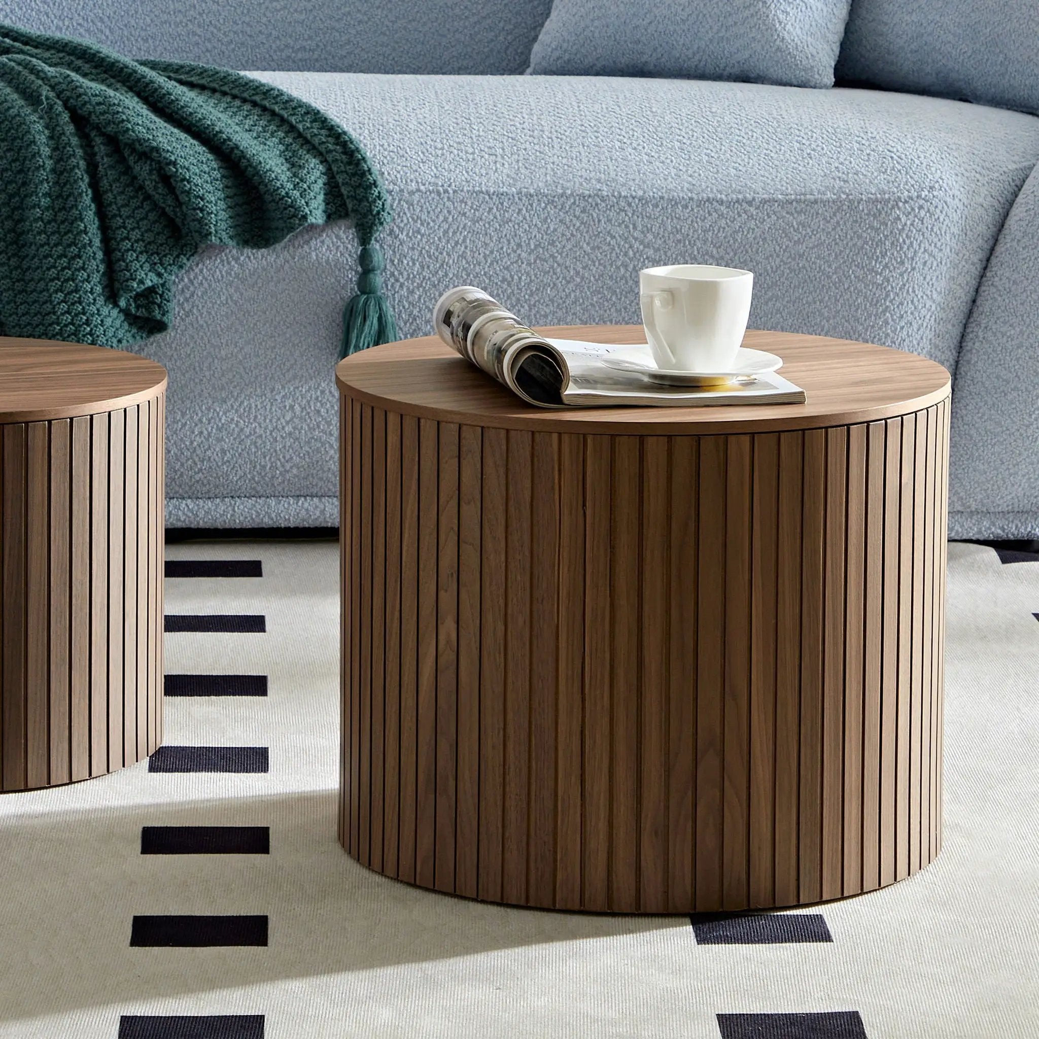 Handcrafted Nested Table Set, 2 Pieces by Unique Piece Furniture